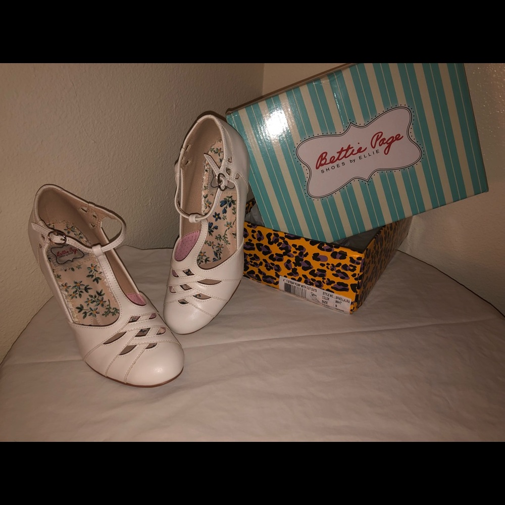 Bettie Page T-Strap Heels